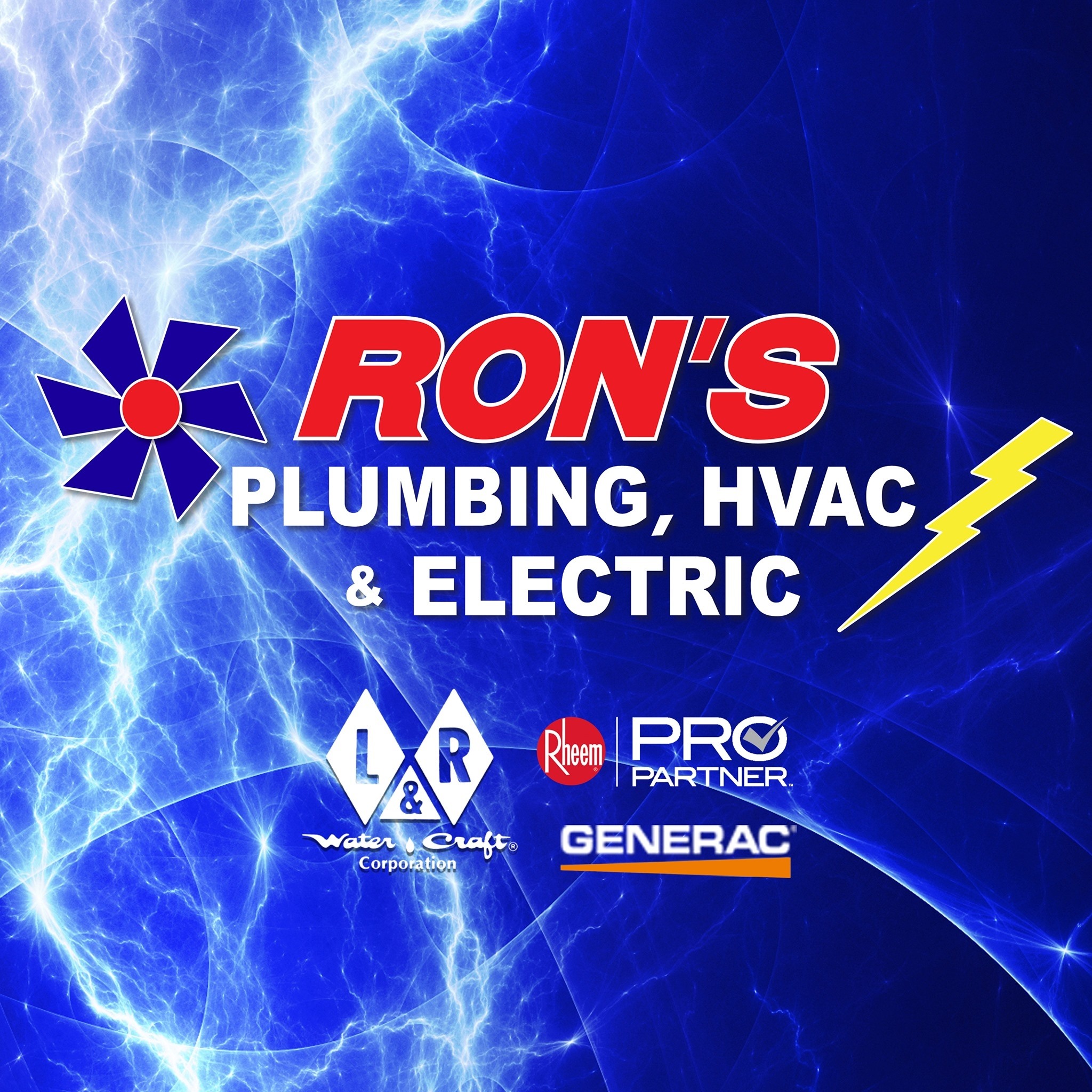 Logo-Ron's Plumbing, HVAC & Electric